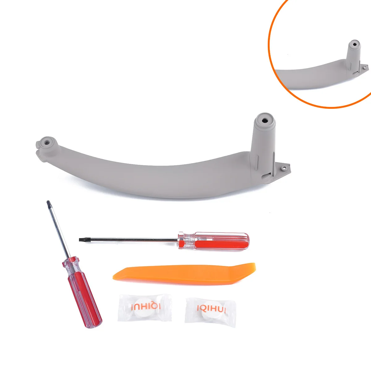 

Applicable BMW X5X6E70E71 Car Doot Right Door Handle Gray OE: 51416969406 + Toolkit