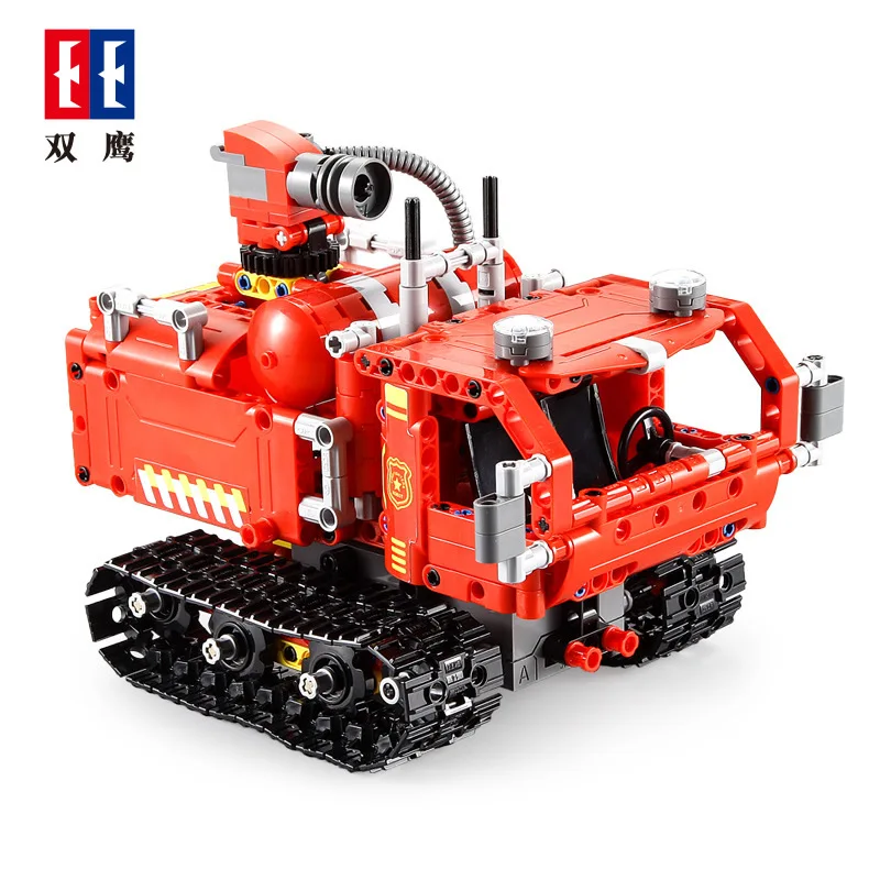 

Double e C51048 Cracking Take Remote Control Deformation Robot Two-in-One Children'S Educational Fight Inserted Assembled Buildi