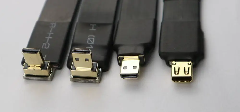 Micro micro HDMI line FPV aerial photography Micro HDMI to Micro HDMI fpv cable FPC Flat Cable fpv for GOPRO 4K@50/60?2160p?