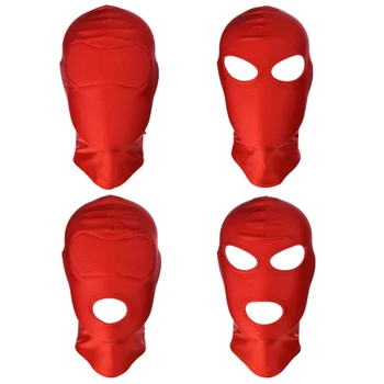 Adult Products Head Mask Spandex Hood BDSM SM Role Play Dog Mask Puppy Cosplay Full Head Fetish Open Mouth Sex Mask Adult Game 2