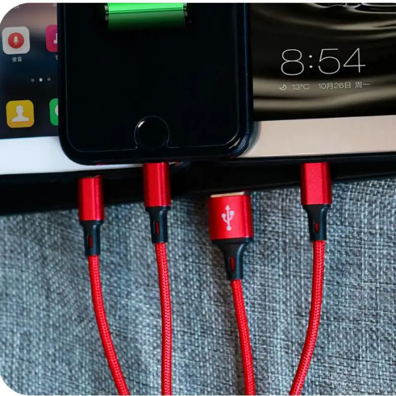 Usb-One-For-Three-Type-c-Charger-Mobile-Phone-Charging-Braid-Suitable-For-Iphone-Charger-Three (1)