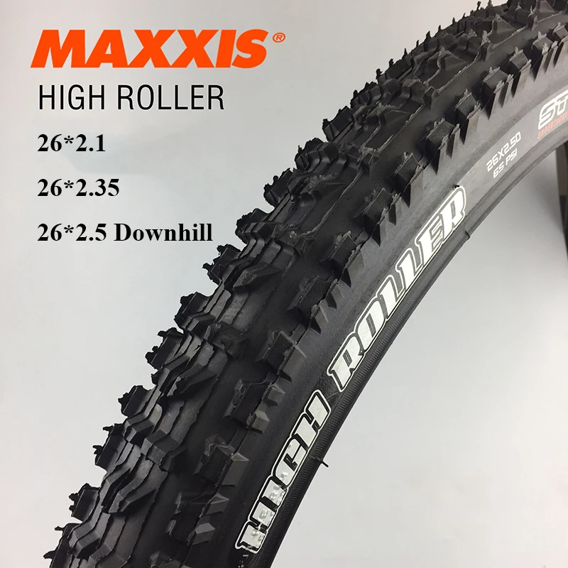 

MAXXIS HIGH ROLLER Bicycle Tire 26*2.1 26*2.35 26*2.5 AM FR Supertacky 65 Psi MTB Mountain Bike Tires Tyres Pneu de bicicleta