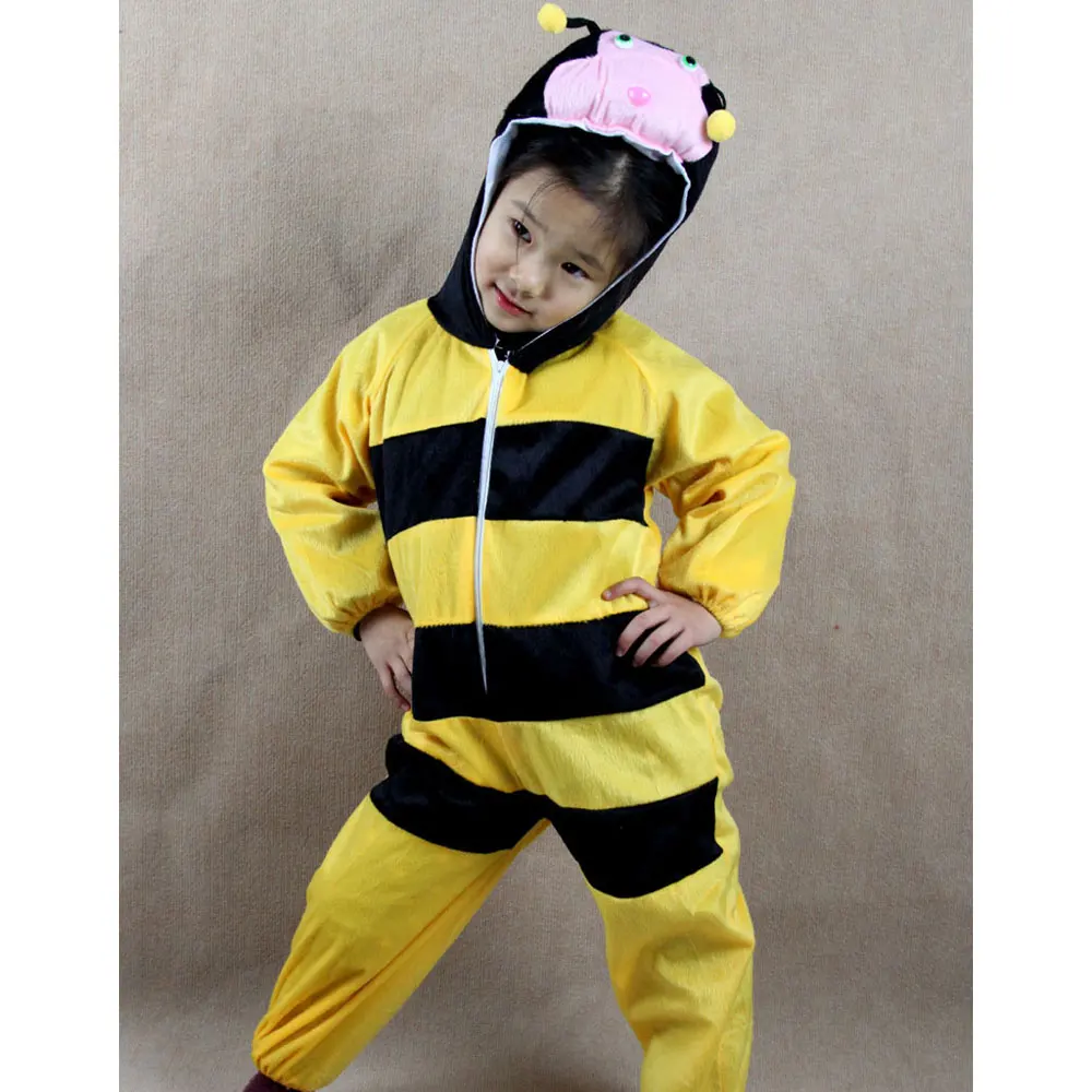 Umorden Cartoon Boy Girl Animal Bee Costume Cosplay Clothing Children's Day Halloween Costumes Jumpsuit for Children Kids Umorden Cartoon Boy Girl Animal Bee Costume Cosplay Clothing Children's Day Halloween Costumes Jumpsuit for Children Kids