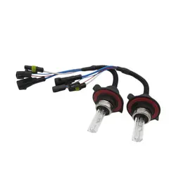 Ampoule de remplacement HID universelle Super brillante 55W H13 H/L, 1 paire/ensemble, facile à installer, ampoule unique pour moto 