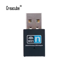 Creacube Mini 300M USB Wifi dongle Беспроводной адаптер Wi-Fi wifi сетевой адаптер карта 802,11 n/g/b Wifi LAN адаптер