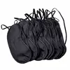 Portable Black Sleep Mask for Women Men Soft Portable Sleeping Eye Mask Eyeshade Cover Shade Eye Patch Blindfold Travel Eyepatch 6