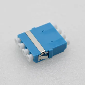 

4pcs New Telecom LC/UPC Optical Fiber Adapter Coupler Single Mode Four Fiber Optical Flange Connector Free Shipping