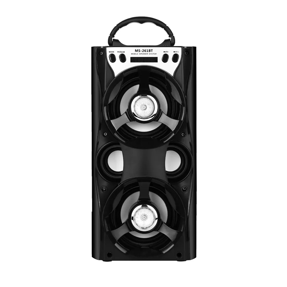 Открытый Портативный беспроводной Bluetooth динамик стерео супер бас с USB/TF/FM# T2Radio