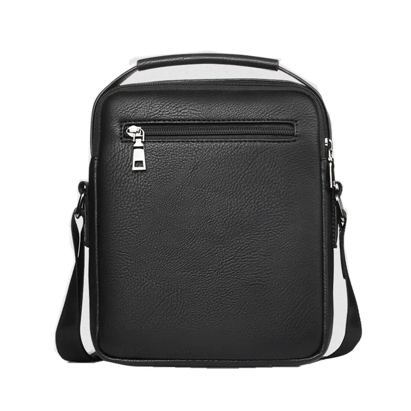WEIXIER Brand Men's Bag Youth Messenger Bag Zipper Leather Bag Ipad Handbag Men's Shoulder Bag