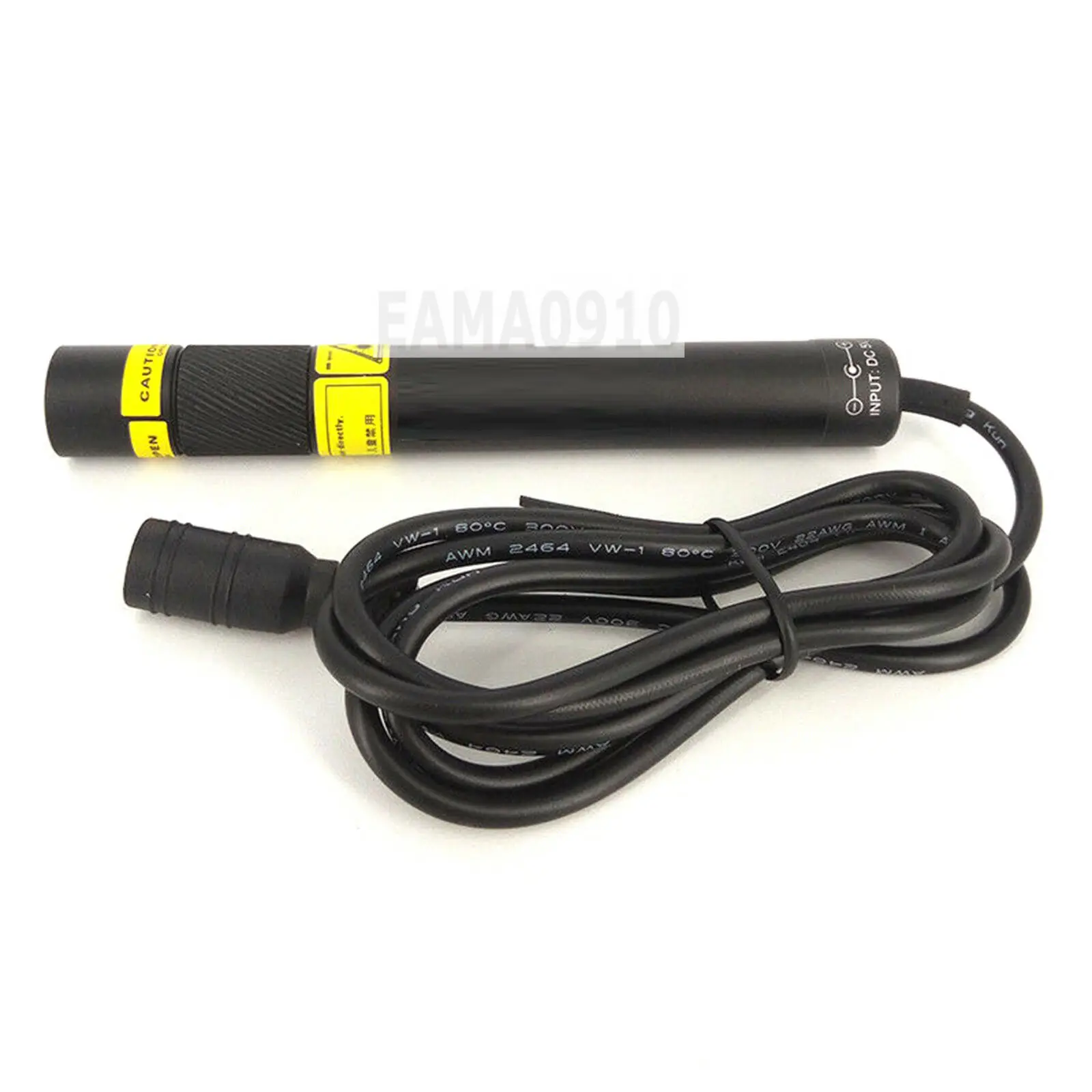라인 포커싱 가능 적색 레이저 다이오드 모듈 로케이터 어댑터 포함, 650nm, 50mW, 16x120mm, 5V