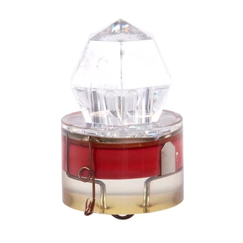 

Depth LED light Underwater Squid Fishing Lures Bait Deep Drop Diamond Lights Main Color: Red