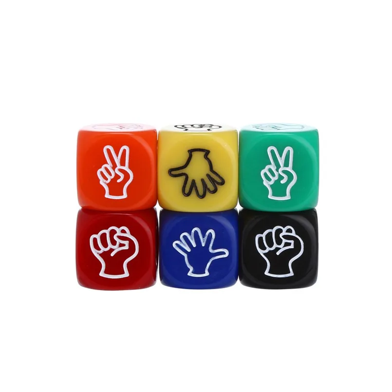 6 Pcs  multifaceted dice set of dance polyhedron multi-faceted acrylic dice dados de rpg  brand new dados poliedricos 30A20 (4)