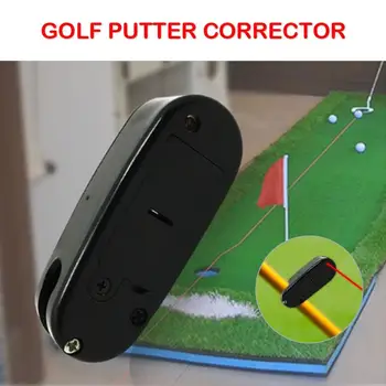 

Golf Putter Laser Durable Black 2*LR44 Practice Club Leisure Playing Golf Aim Line Ball Bar Beginner Golf Practice Accessories