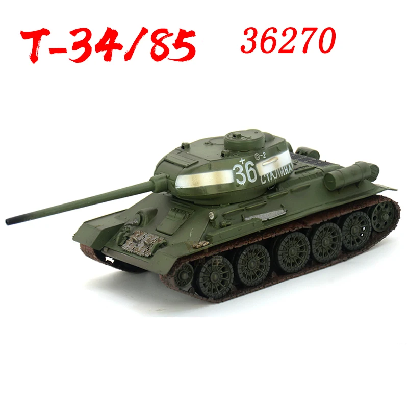 1 шт. 1: 72 T-34/85 модель танк хобби Коллекционная готовая пластиковая 36270 36271 военный для студентов детский подарок