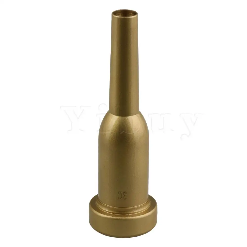 

3C Golden Trumpet Mouthpiece Replacement for Beginner Advanced Players