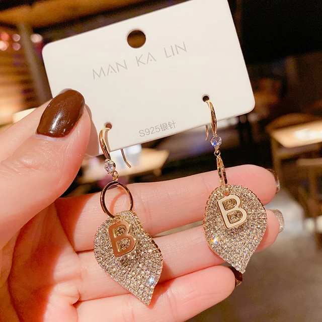 Women's Geometric Drop Earrings 2021 New Round Pendant Earrings Party Jewelry Gift Golden Fashion Trend Fashion Stud Earrings EDZ-141