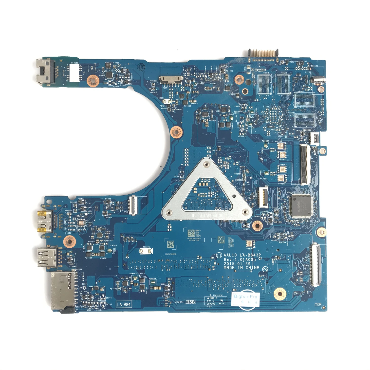 Placa-mãe do Portátil para Dell Inspiron Cn0f0fc6 0f0fc6 F0fc6 F0fc6 3458 3558 5458 5558 5758 Aal10 La-b843p I35005u Cpu Teste de 100 - Imagem 3