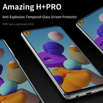 

10pcs/lot Wholesale NILLKIN Amazing H+PRO Anti-Explosion Tempered Glass Screen Protector Film For Samsung Galaxy A21s