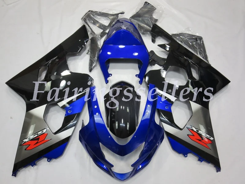 

New ABS Plastic Fairings Kit Fit For Suzuki GSXR600 GSXR750 GSX-R600 R750 K4 2004 2005 Injection Mold black blue red