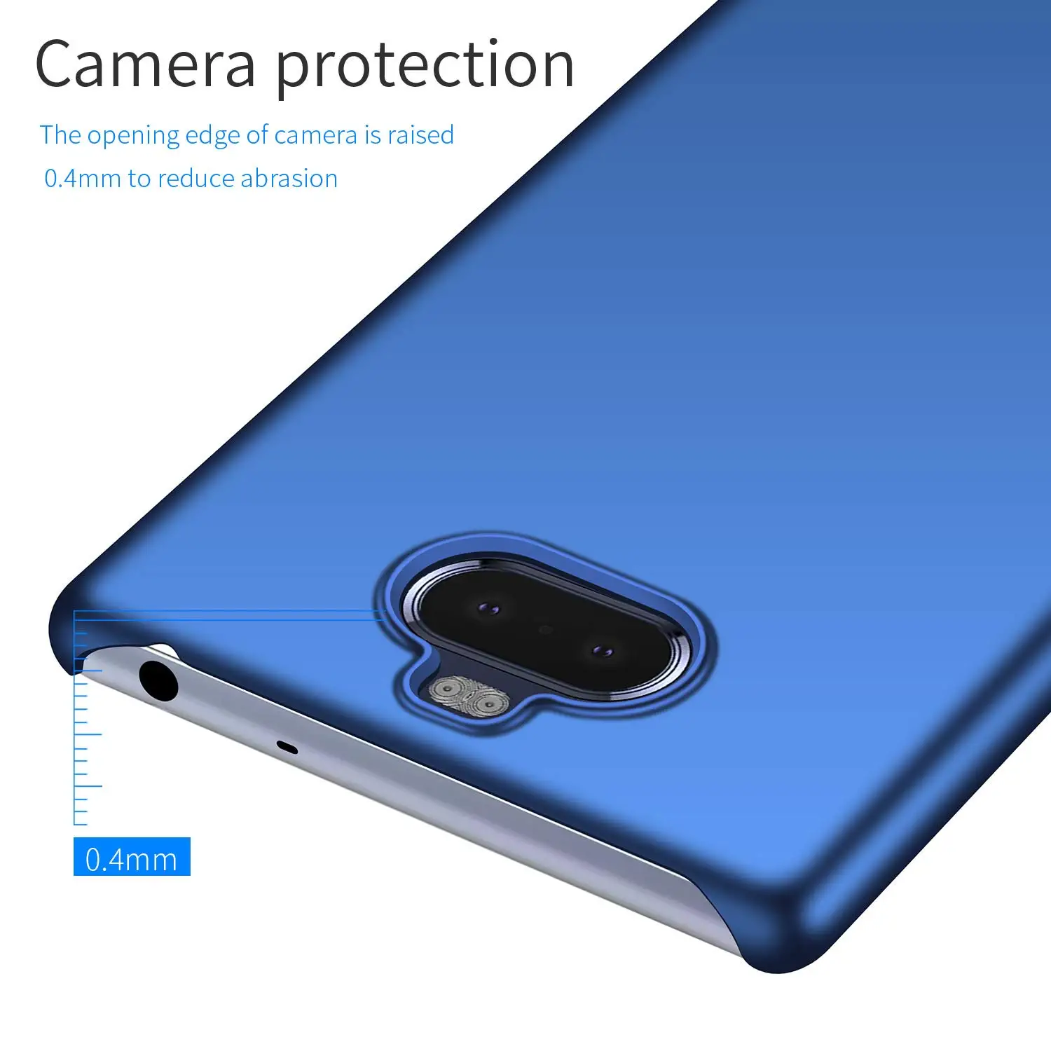 Для sony Xperia 8 чехол ультра тонкий жесткий PC задняя крышка матовый чехол для sony Xperia8 полная Защита задняя крышка телефона 6,0 дюймов