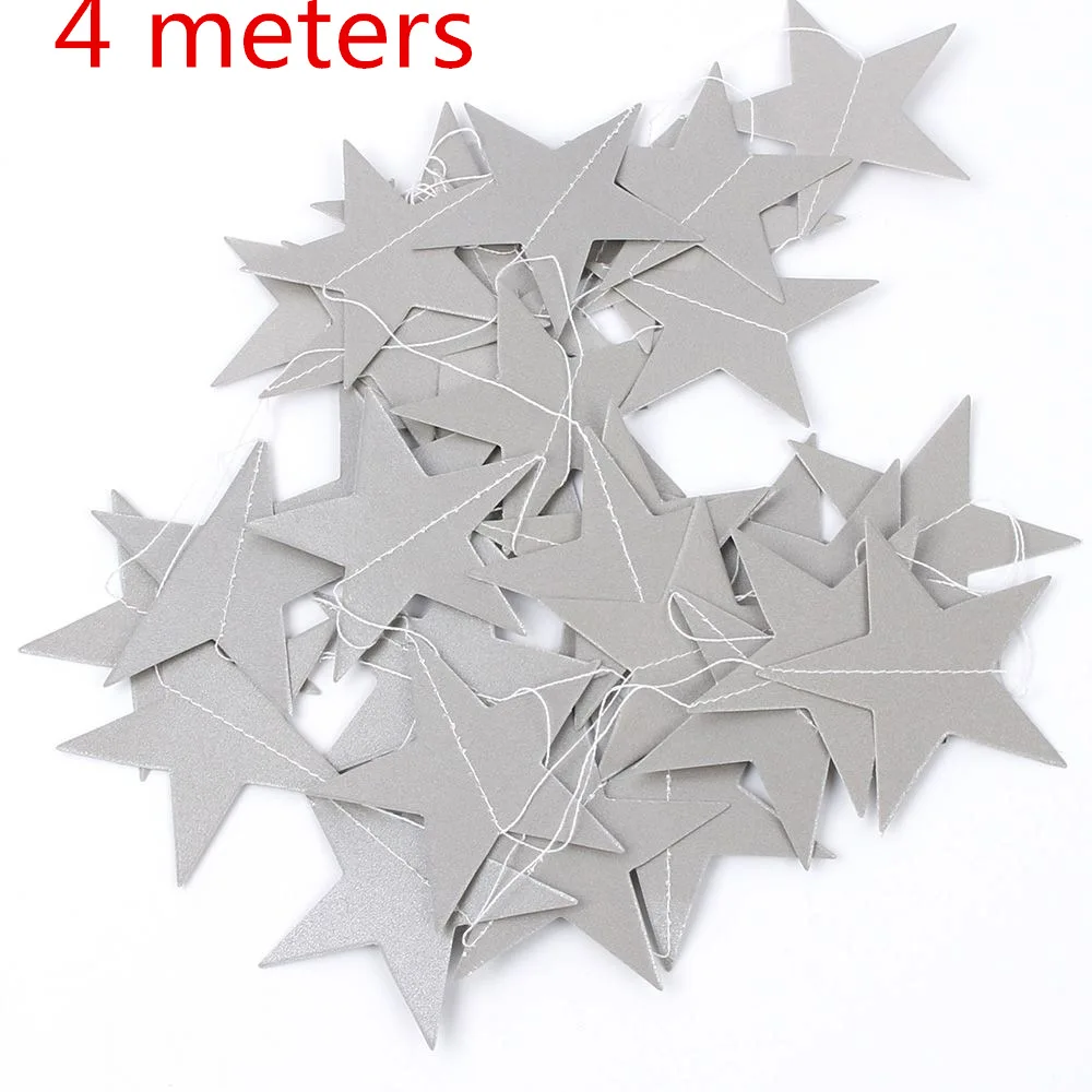 4m silver star 50 шт./пакет розовый мини с принтом «сердце», «Любовь шарики прокладки пены Slime Подарочная коробка пушистый Slime наполнитель шлама глина Свадебная Упаковка коробки цветка наполнитель - Цвет: 4m silver star