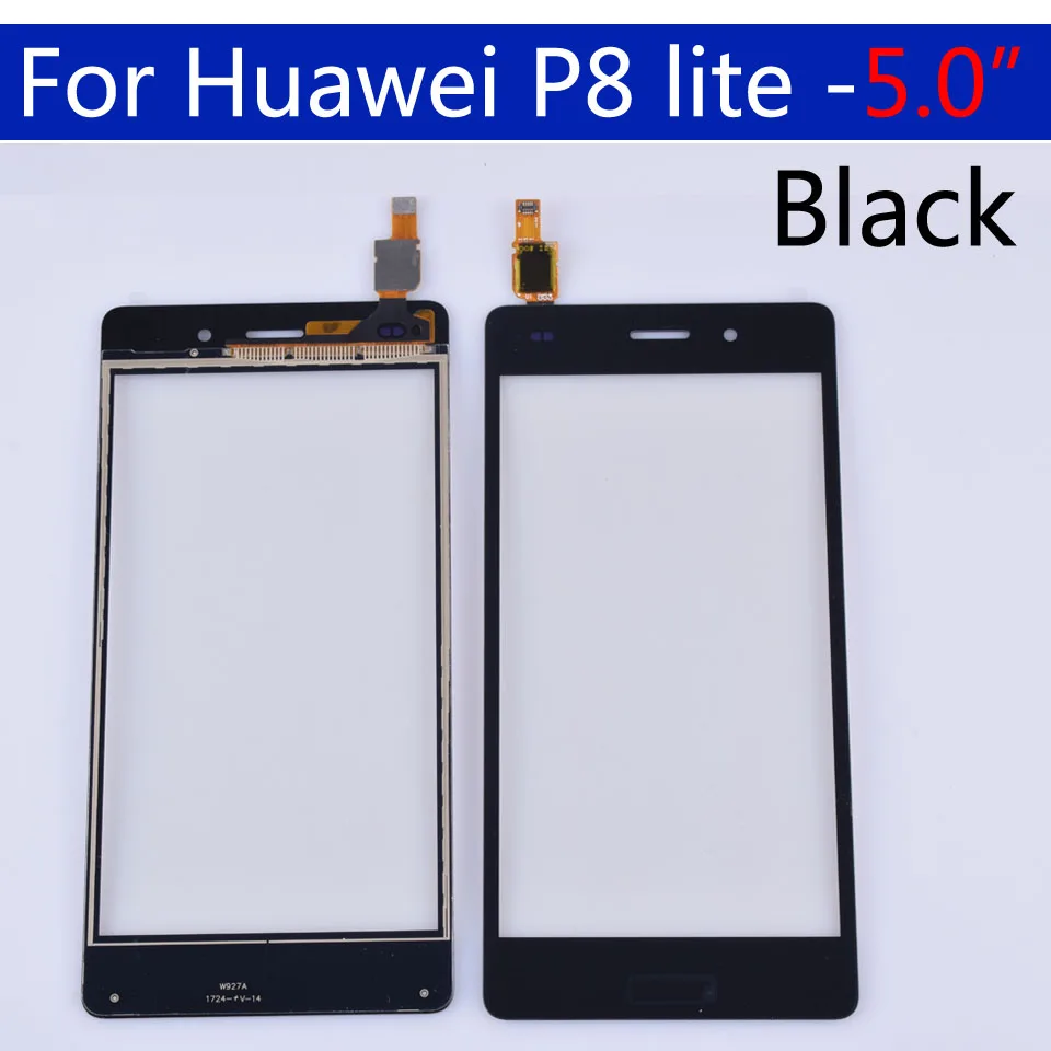 5," сенсорный экран Экран для Huawei P8 Lite ALE-L04 ALE-L21 ALE-TL00 ALE-L23 Сенсорный экран Панель Сенсор планшета солнечные фильтры Панель