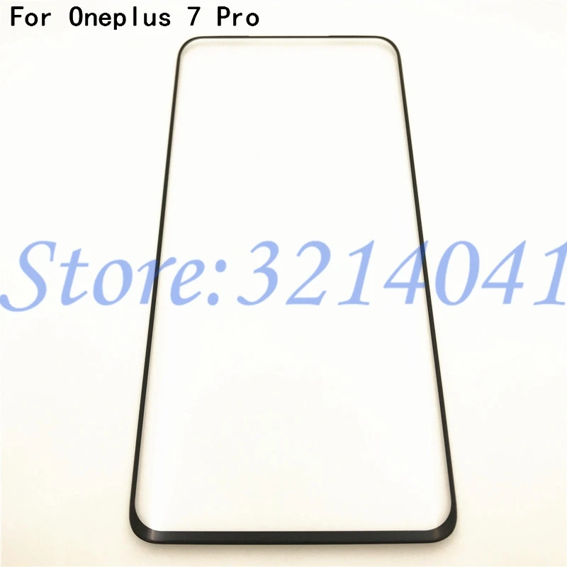 Оригинальное Переднее стекло 6,6" для Oneplus 7 Pro One Plus 7 Pro Oneplus7 Pro сенсорный ЖК-экран внешняя панель объектив Запасная часть