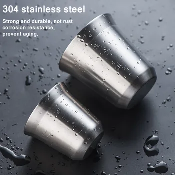 

Stainless Steel Ice Cold Water Mug Beer Cup Coffee Milk Tea Lemon Juice Mug Glasses For Whisky Wine Portable Drinkware