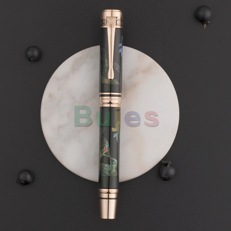 Hero 2189a 18k Gold Nib Fountain Pen,0.5mm Limited Edition Chinese