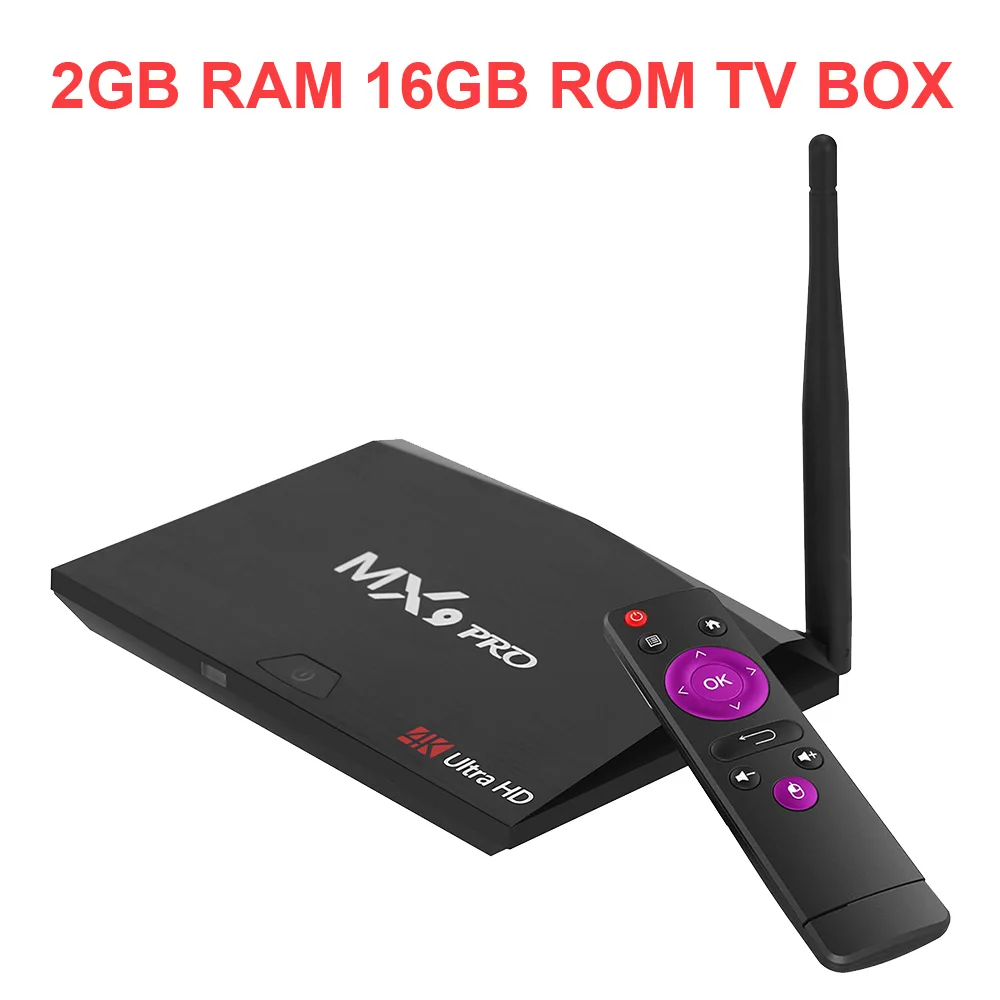 MX9 Pro tv box android 8,1 4 Гб ОЗУ 32 Гб ПЗУ RK3328 четырехъядерный 2,4G/5G WiFi Bluetooth 4,1 смарт-приставка HDR10 4K медиаплеер - Цвет: 2G RAM 16G ROM