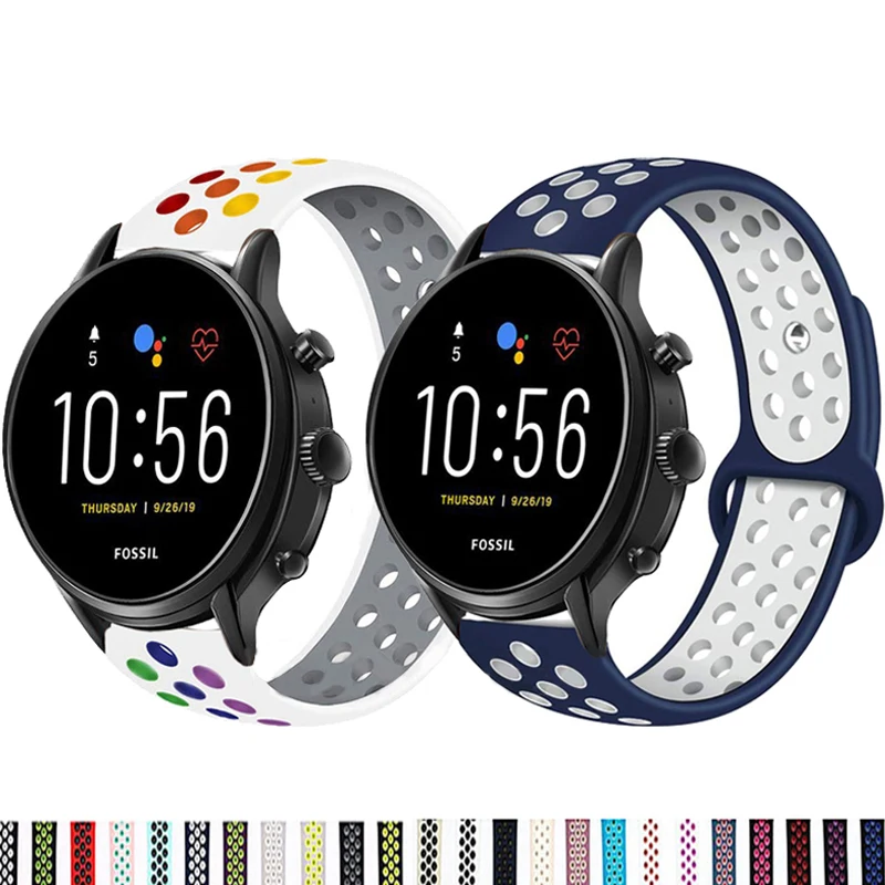Tali Silikon 22MM untuk Tali Jam Tangan 