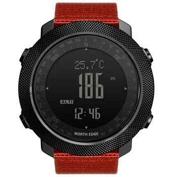 

HOT-NORTH EDGE Men'S Sport Digital Watch Hours Running Swimming Watches Altimeter Barometer Compass Waterproof 50M