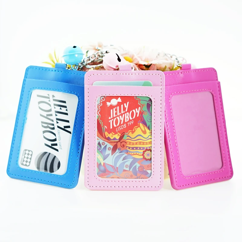 Work Bus Cards Cover Protective Shell Keyring Tool Badge Case ID Card Holder