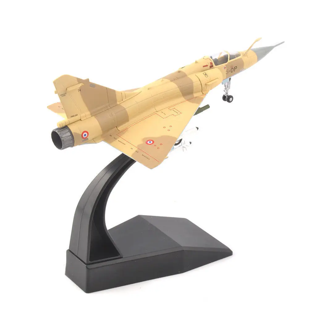 1/100 литой под давлением самолет-истребитель dassaw Mirage 2000 сплав литой под давлением минисамолет игрушки хобби с подставкой F коллекция