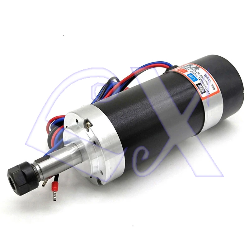 

ER11 500W Brushless Spindle Motor 0.6N.M 12000rpm DC48V High-speed air-cooled brushless spindle motor