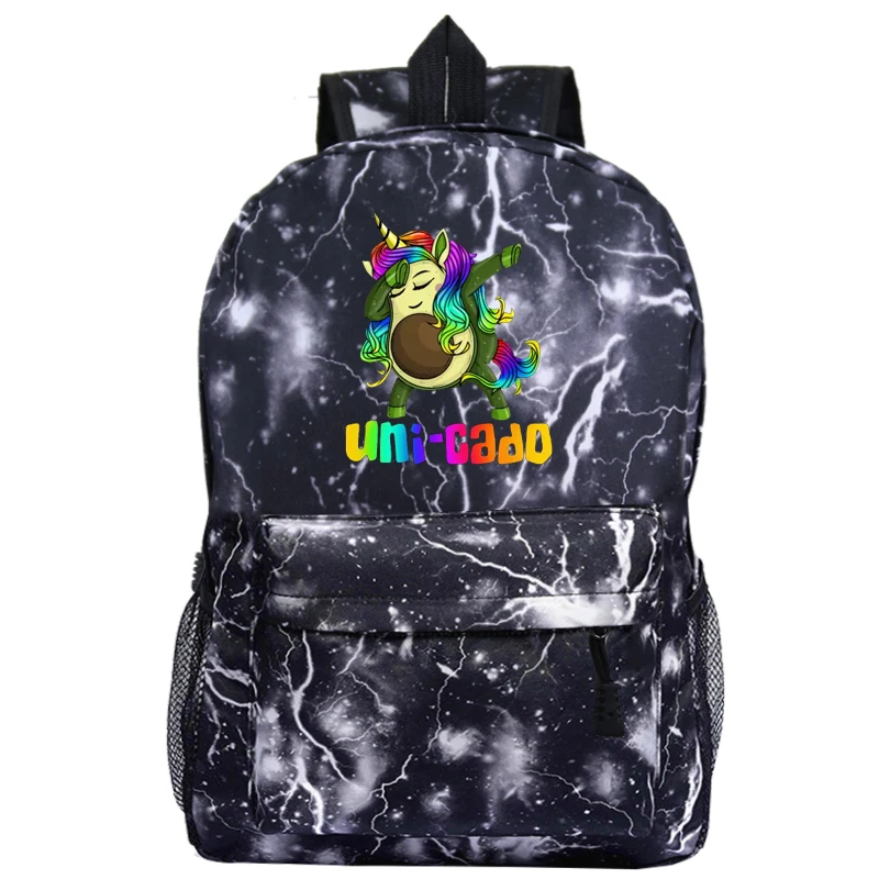 Uni Cado Unicorn детский школьный рюкзак для мальчиков и девочек, школьная сумка для ноутбука на молнии, детские сумки для книг с принтом, школьные повседневные Рюкзаки - Цвет: 801-ff-11-9-1