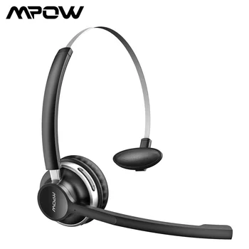 

Mpow HC3 Bluetooth 5.0 Headphones Dual Microphone Noise Canceling Headsets Wireless Wired Earphone For Office Driver Call Center