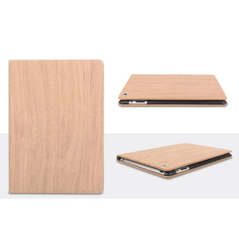 Essidi чехол для планшета для ipad Air 1 Air 2 Деревянный Цвет PU Регулируемая подставка защитный чехол для ipad 9,7 для ipad 5 6