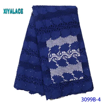 

High Quality Swiss Voile Laces In Switzerland Cotton African Dry Cotton Lace Fabric Nigerian Man Voile Lace 5Yards YA3099B-4