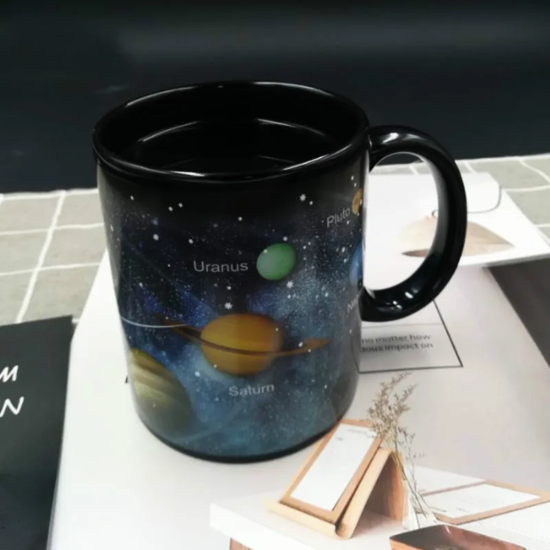 Креативная Звездная солнечная система меняющая цвет чашка космическая