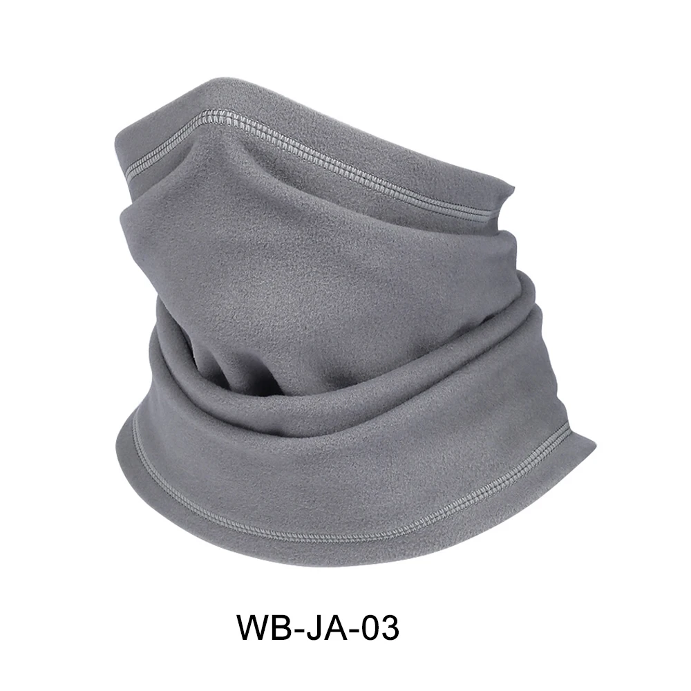 B-WBJA03 Горячая Распродажа, зимние теплые шарфы унисекс для холодной погоды, флисовые теплые полумаски для лица, шарфы для сноуборда, мужские, женские, грелки для шеи - Цвет: B-WBJA03