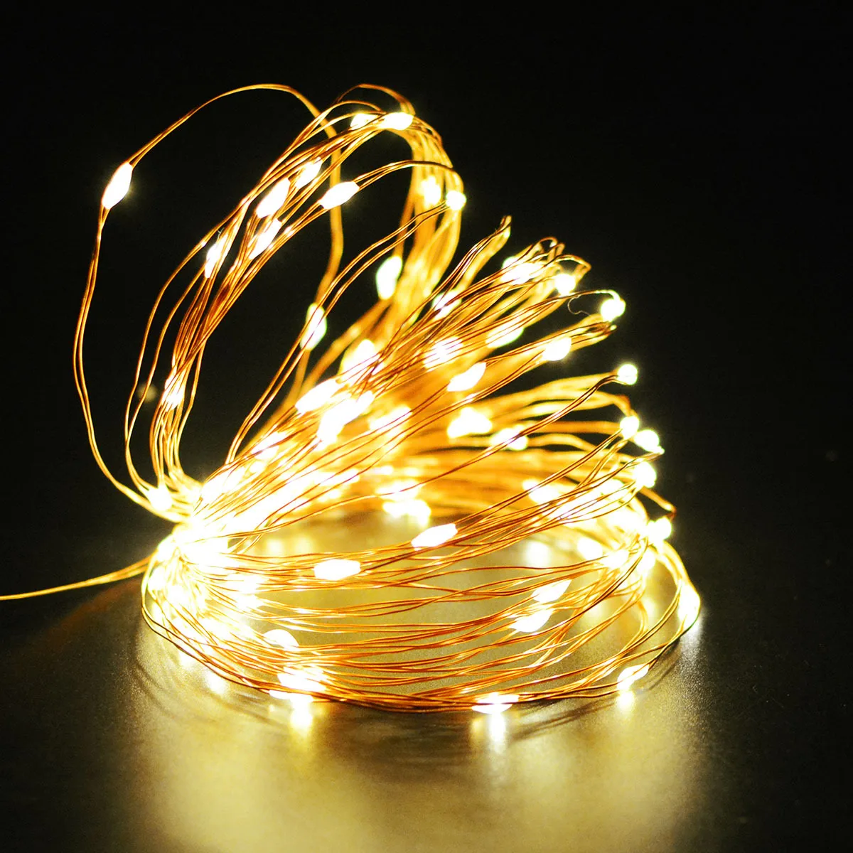 WENHSIN солнечные световые гирлянды 200LED Медь на открытом воздухе декоративное