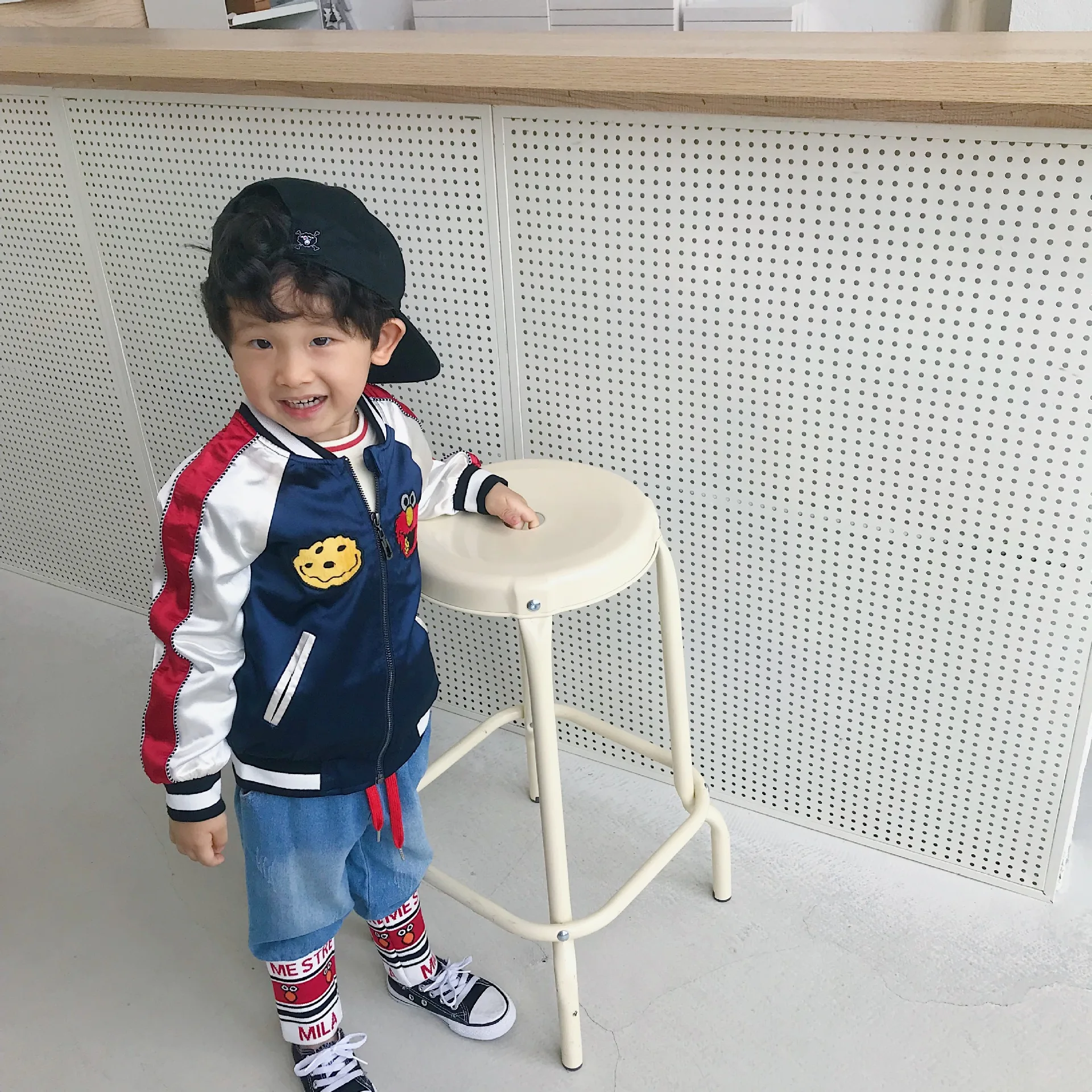 Tonytaobaby/осенне-зимняя одежда Новое Детское пальто-кардиган с героями мультфильмов одежда для мамы, куртка для мальчиков пальто для девочек