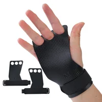 Carbon Gymnastics Hand Grips Weightlifting Workout Gym Gloves Palm Protection for Kettlebell Pull Up Gymnastic Crossfit Grip 2