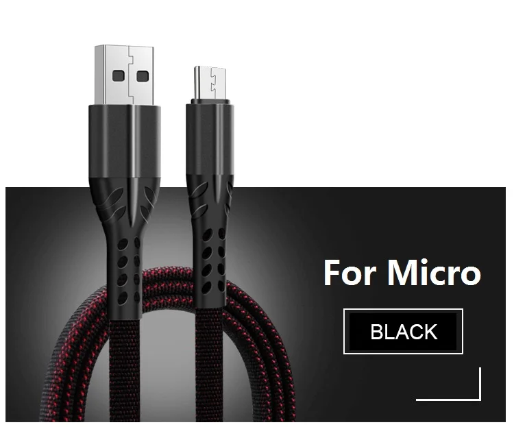 Usb type-C кабель для быстрой зарядки USB C Micro USB шнур для samsung huawei Xiaomi Microusb USB-C зарядный провод type-C зарядный кабель - Цвет: For Micro