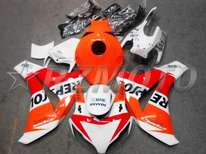 Топ(литья под давлением) ABS Полный комплект обтекателя пригодный для Honda CBR1000RR 08 09 10 11 2008 2009 2010 2011 CBR1000 RR изготовленный на заказ