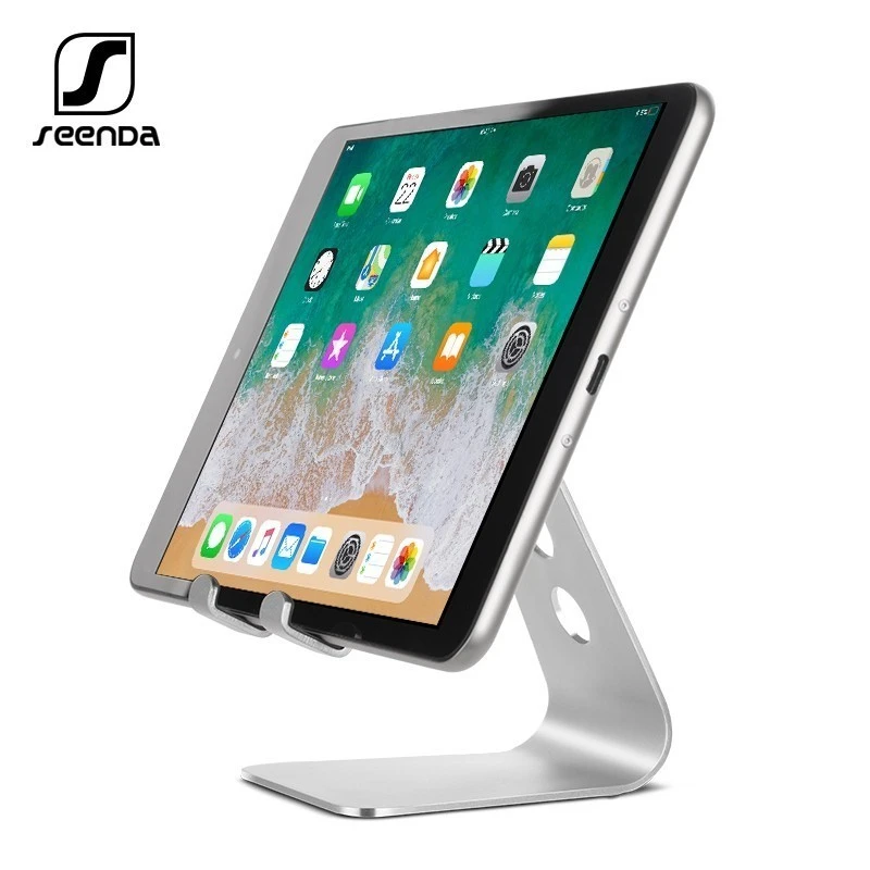 SeenDa Aluminium Tablet Stand Desk Holder For Xiaomi Mobile Phone ipad Stand For iPhone Metal Tablets Stand For ipad