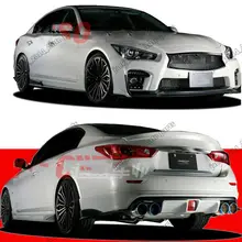 Подходит для Infiniti Q50 ABS передний задний бампер+ задний спойлер