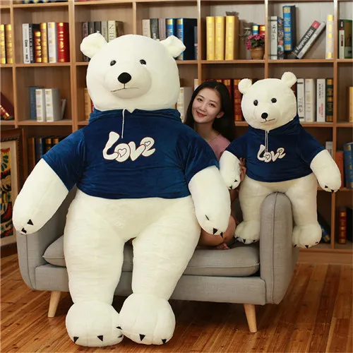 Fancytrader 67'' JUMBO Giant Stuffed Polar Bear Huge Plush LOVE Bear Toy Birthday Valentineâ€˜s Day Gift 170cm 4 Models 3 Sizes (8)