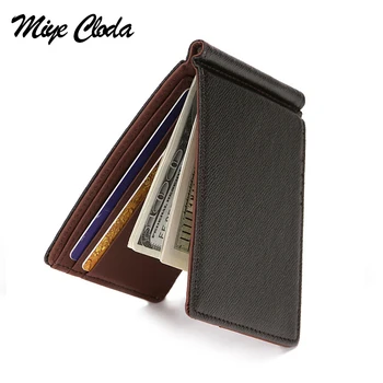 

Creative US Dollar Clip Men's Wallet Bank Credit Card Bag PU Leather Soft Surface Wallet Car Stitching Flip Wallet
